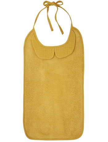 Bavoir À Nouer Soft Bambou Moutarde