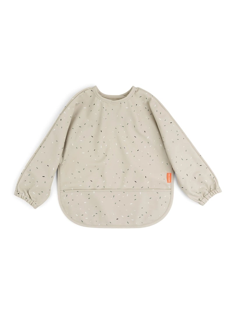 Bavoir à pochettes - Confetti Beige - Kiabi