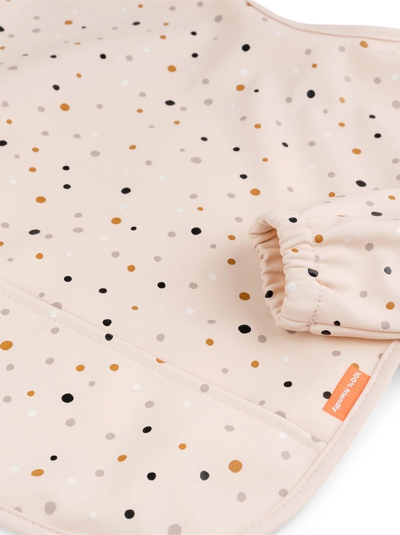 Bavoir à pochettes - Happy dots Rose - Kiabi