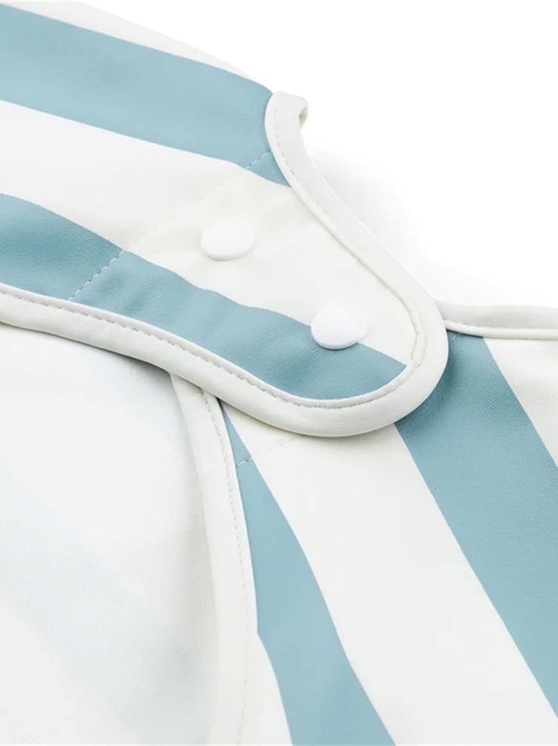 Bavoir à pochettes - Rayures Bleu - Kiabi