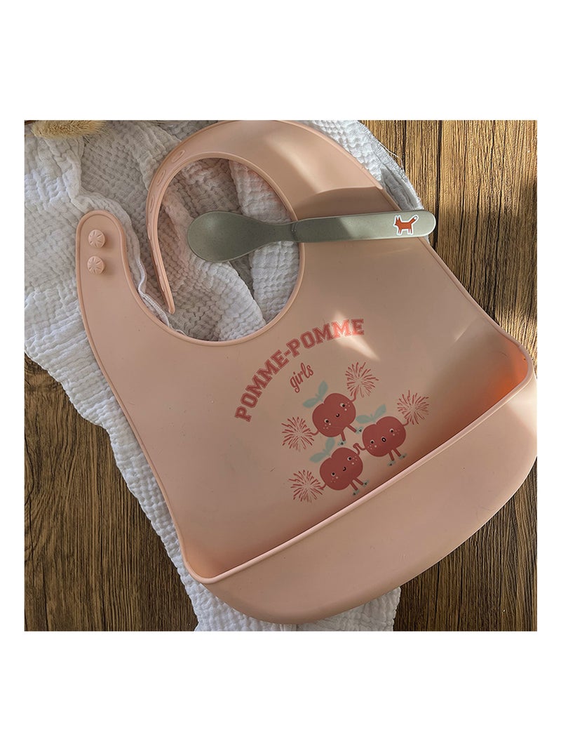 Bavoir à réservoir imperméable 6 mois - Smoothie - Babycalin Rouge tomate - Kiabi