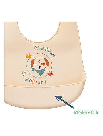 Bavoir à réservoir imperméable 6 mois - Smoothie - Babycalin
