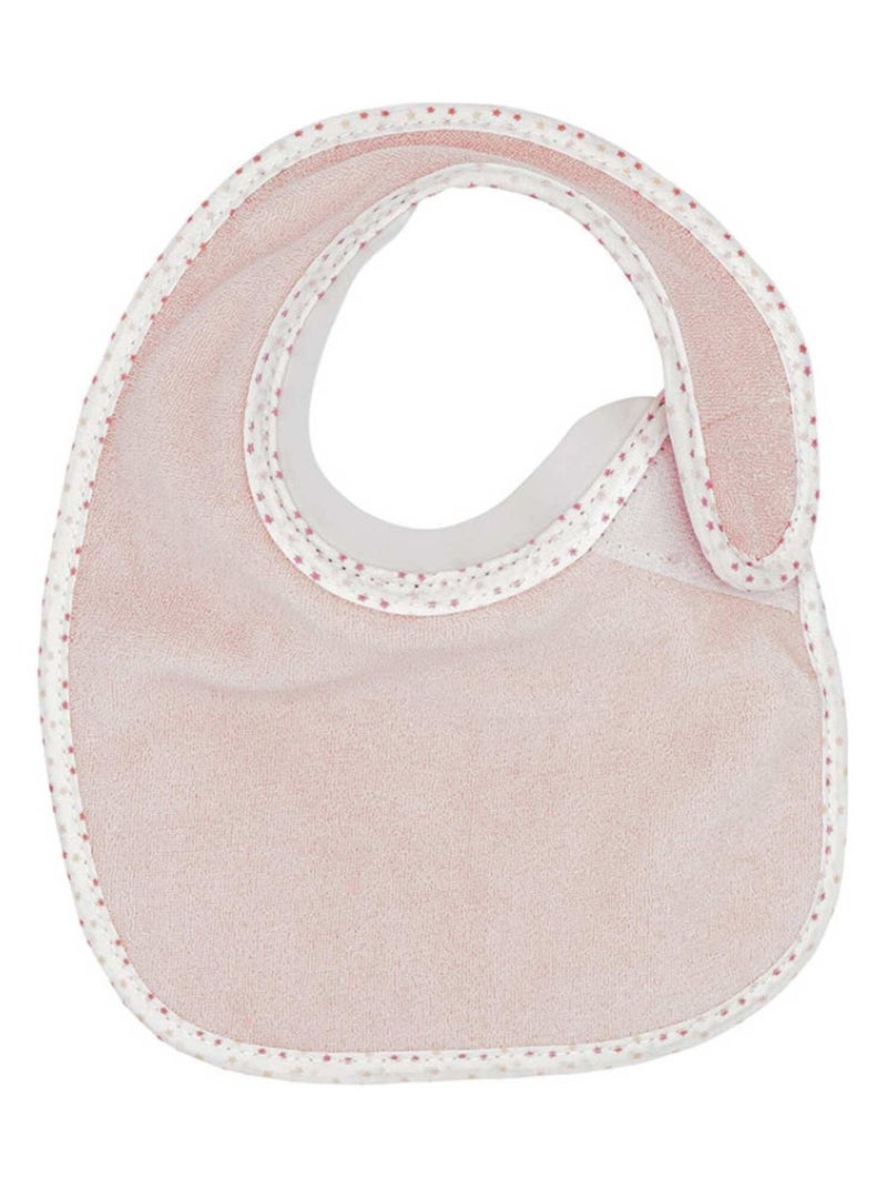 Bavoir à velcro Bib'up rose Rose - Kiabi