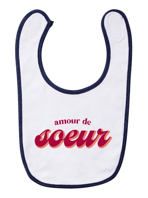 Bavoir AMOUR DE SOEUR - Kiabi