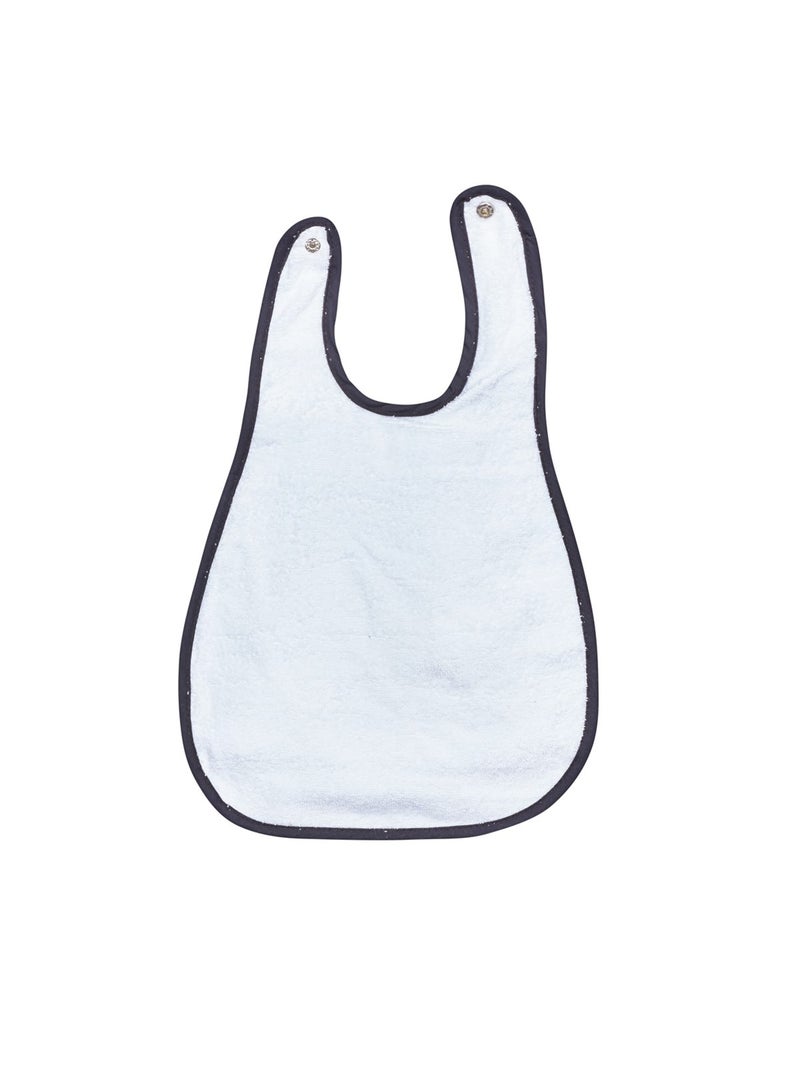 Bavoir avec récupérateur - SAUTHON Blanc Noir - Kiabi