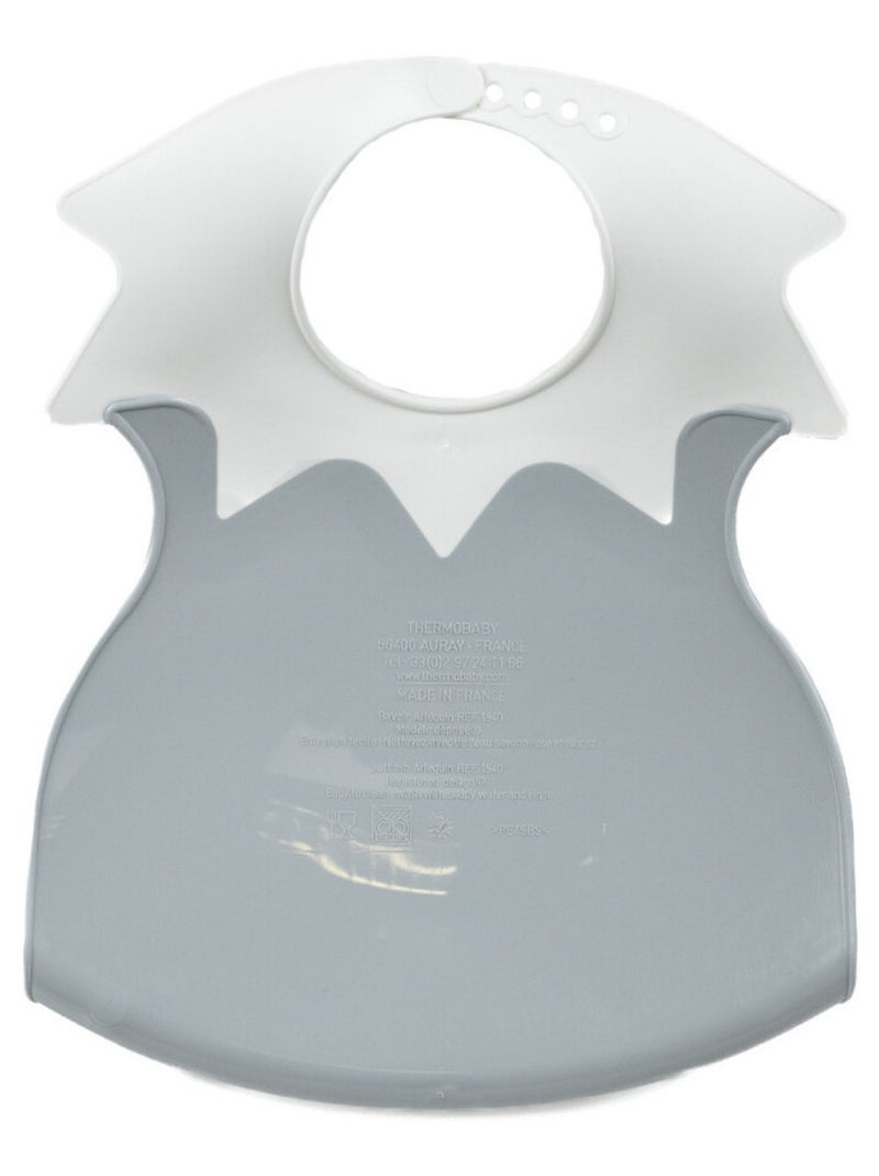 Bavoir avec récupérateur ARLEQUIN Gris - Kiabi