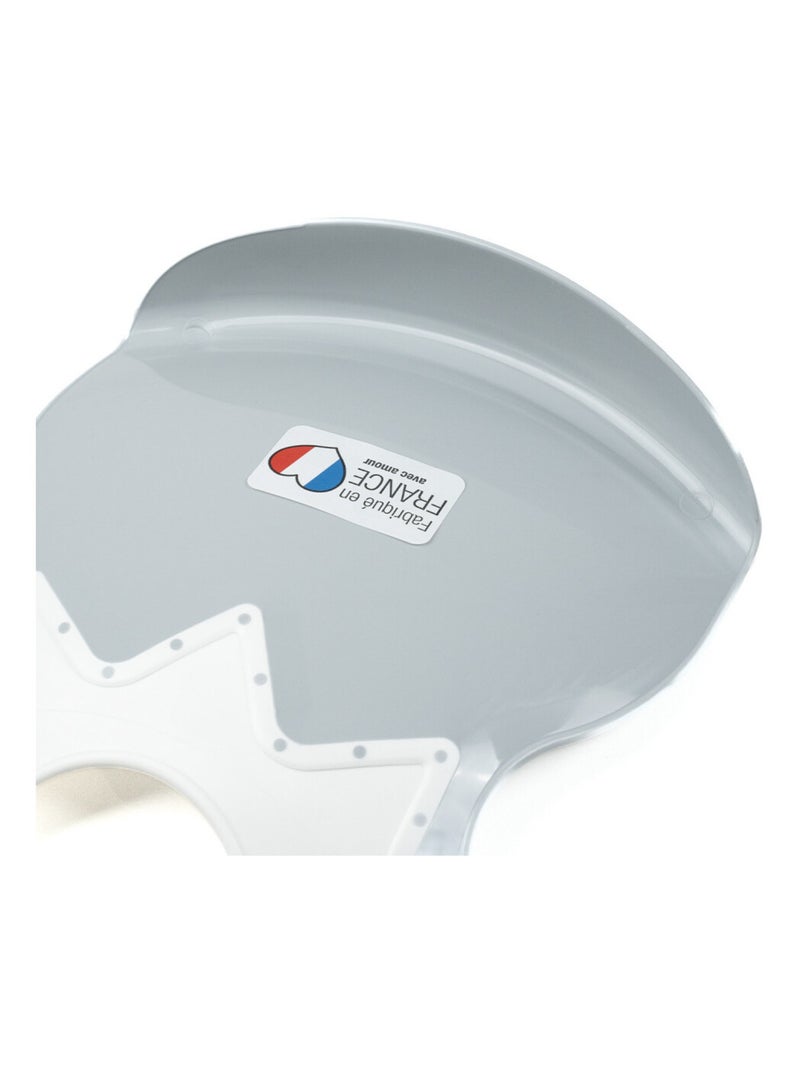 Bavoir avec récupérateur ARLEQUIN Gris - Kiabi