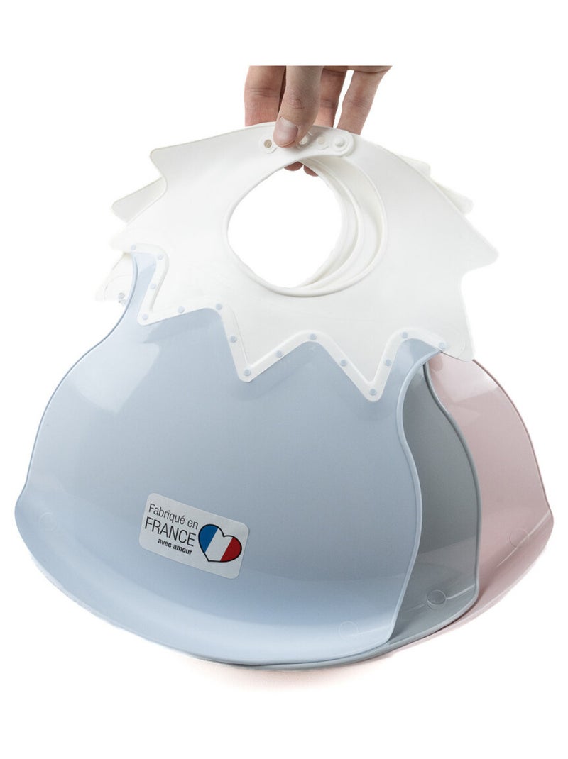 Bavoir avec récupérateur ARLEQUIN Gris - Kiabi