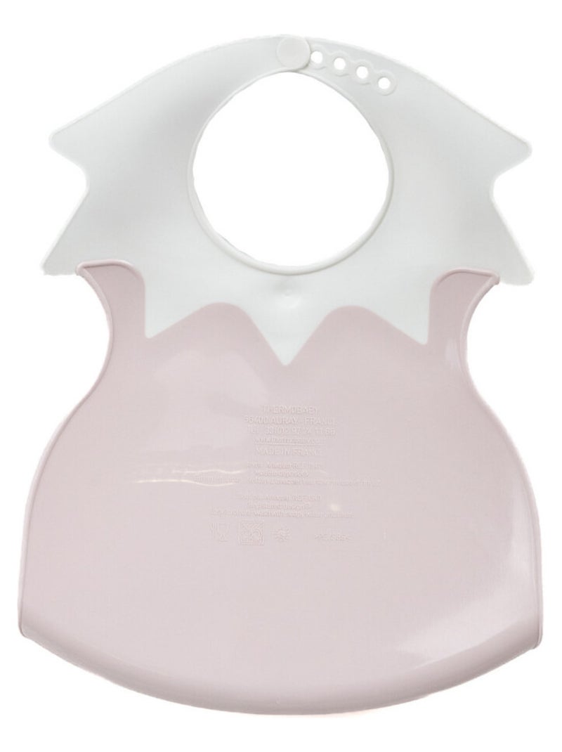 Bavoir avec récupérateur ARLEQUIN Rose - Kiabi
