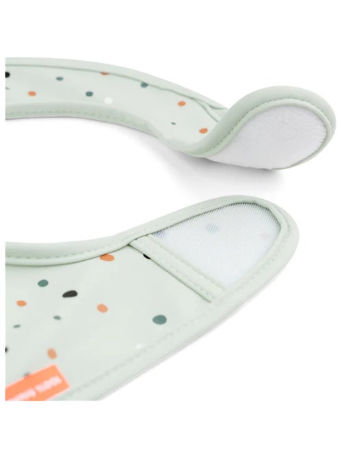 Bavoir avec velcro 2 pièces - Croco - Kiabi
