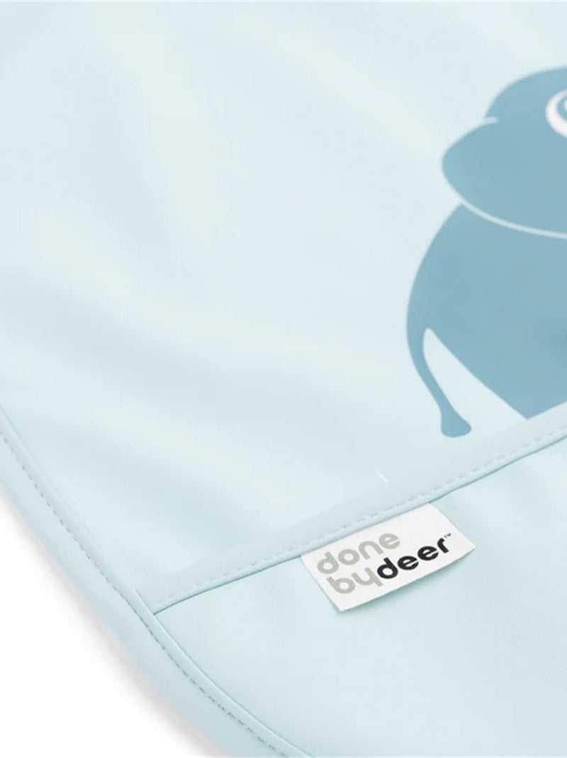 Bavoir avec velcro 2 pièces - Elphee Bleu - Kiabi