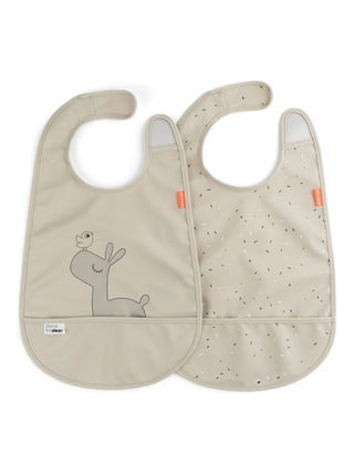 Bavoir avec velcro 2 pièces - Lalee