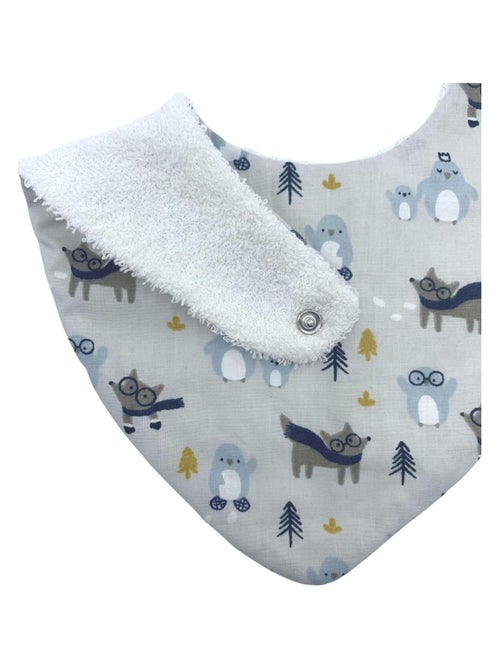 Bavoir bandana - Animaux Polaires - Kiabi