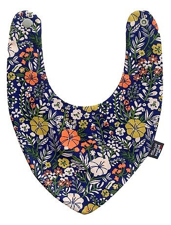 Bavoir bandana - Fleur Blosy