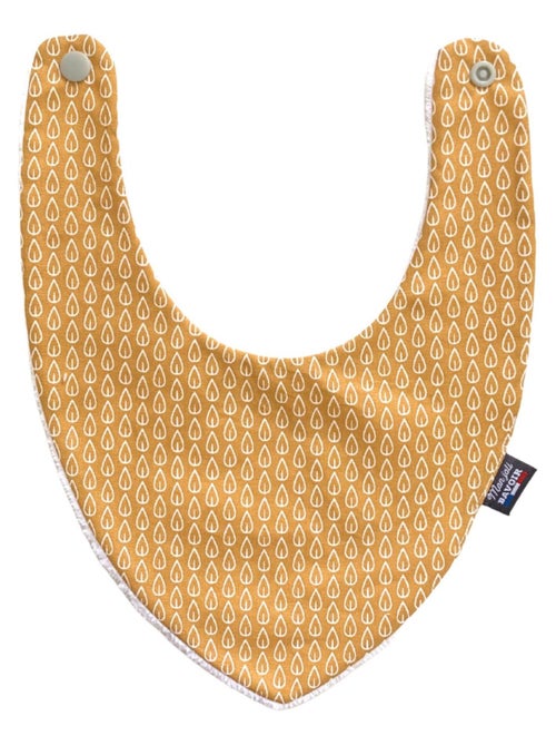 Bavoir bandana - Jaune Feuilles - Kiabi