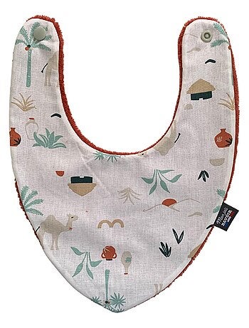 Bavoir bandana - Savane