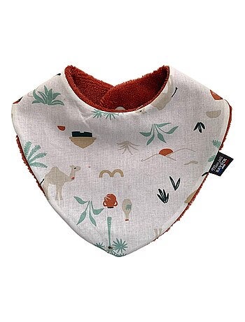Bavoir bandana - Savane