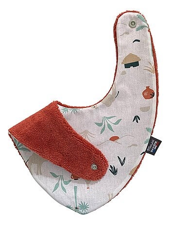 Bavoir bandana - Savane