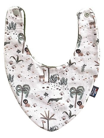 Bavoir bandana - Savane