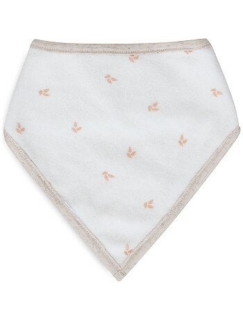 Bavoir bandana en coton (2 pcs) Jollein