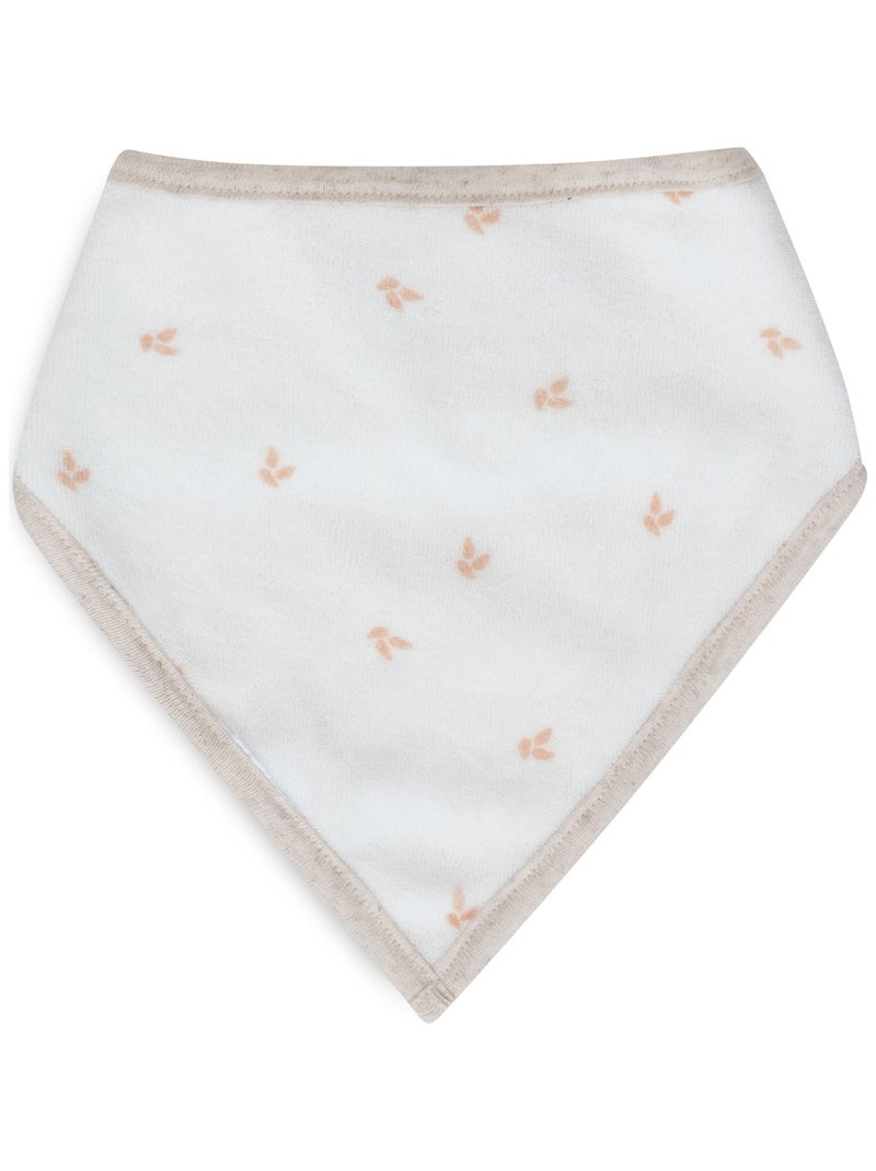 Bavoir bandana en coton (2 pcs) Jollein Beige - Kiabi