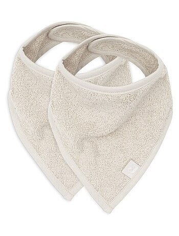 Bavoir bandana en coton (2pcs)