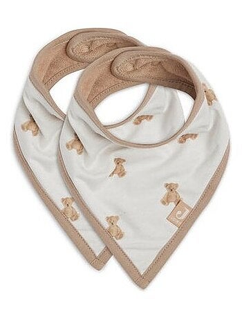 Bavoir bandana en coton (2pcs)