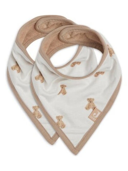 Bavoir bandana en coton (2pcs) Jollein - Kiabi Bavoir bandana en coton (2pcs) Jollein - Kiabi
