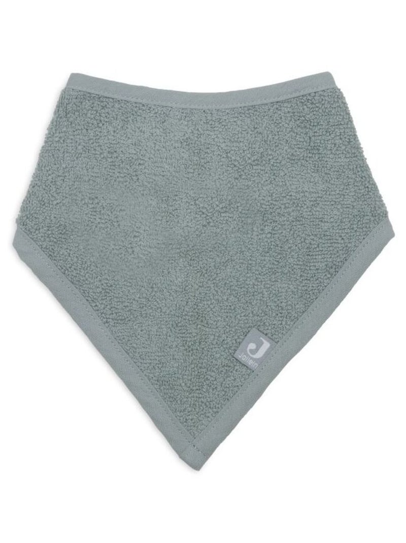 Bavoir bandana en coton (2pcs) Jollein Vert - Kiabi