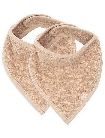 Bavoir bandana en coton (2pcs)