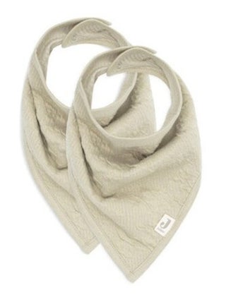 Bavoir bandana Soft Waves (2pcs) en coton