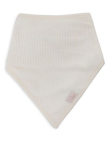 Bavoir bandana Velvet Rib (2pcs) en coton Jollein