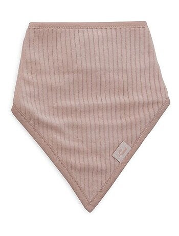Bavoir bandana Velvet Rib (2pcs) en coton Jollein