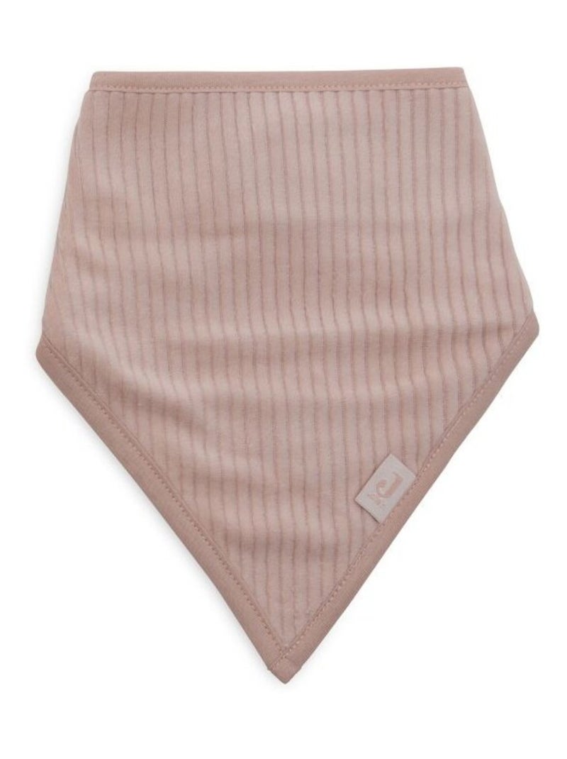 Bavoir bandana Velvet Rib (2pcs) en coton Jollein Rose - Kiabi