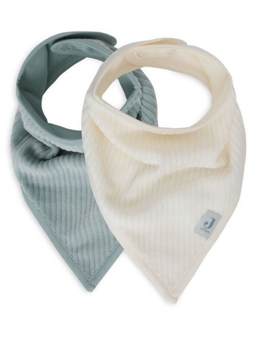 Bavoir bandana Velvet Rib (2pcs) en coton Jollein - Kiabi