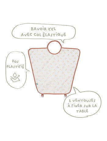 Bavoir bébé 24 mois en Coton Greenland Lapins - Greenland - Babycalin