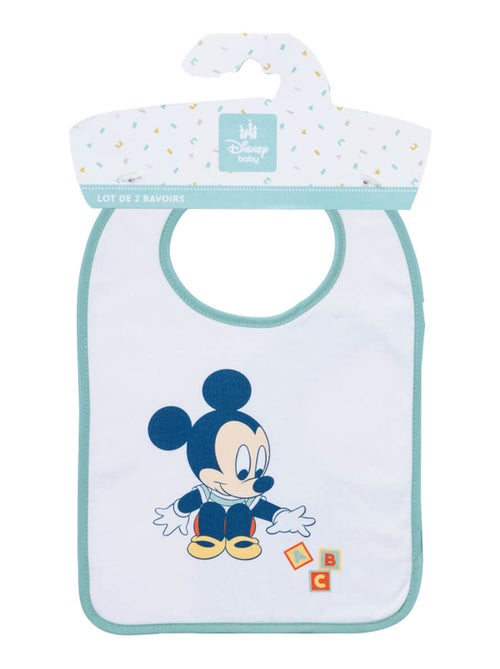 Bavoir bébé 6 mois en Coton - Mickey Good Morning - Disney Baby - Kiabi