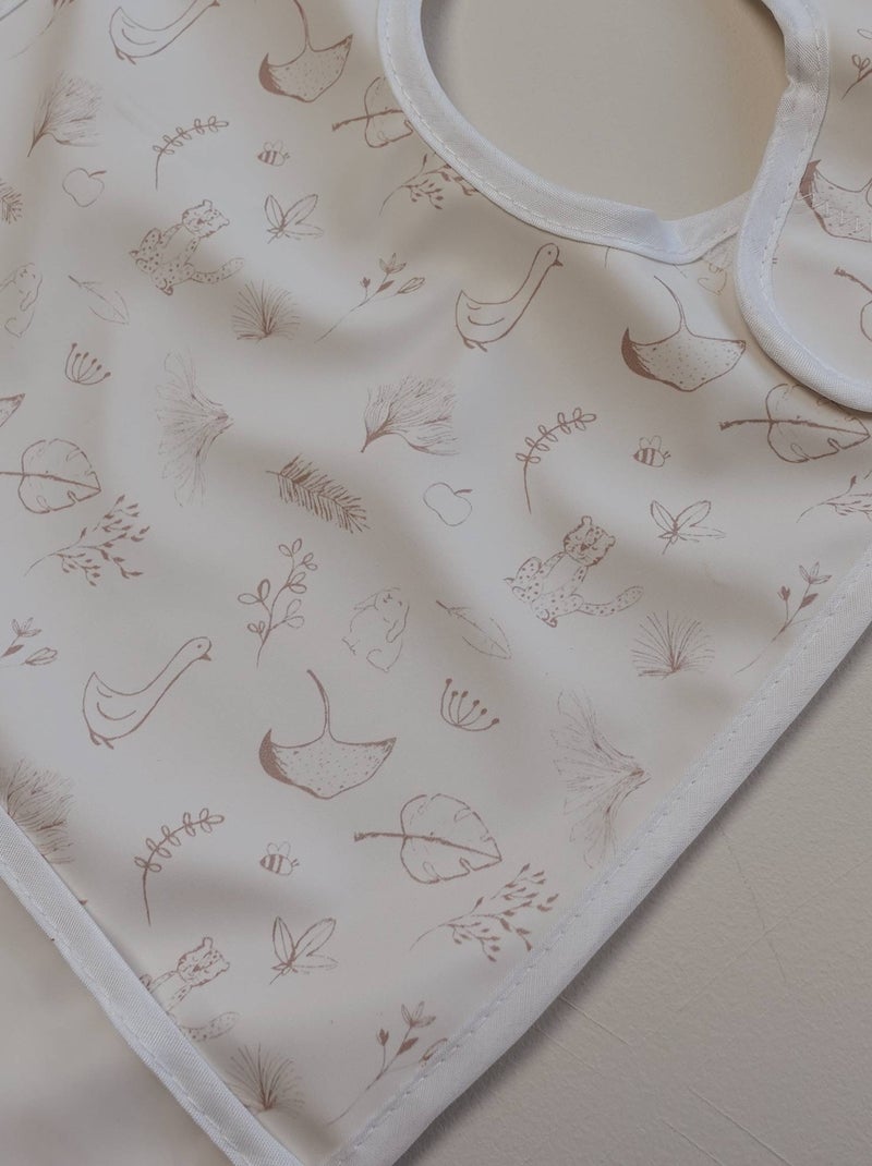 Bavoir Bébé Avec Poche Blanc - Kiabi