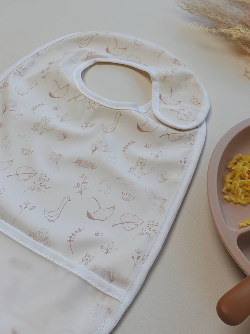 Bavoir Bébé Avec Poche Blanc - Kiabi