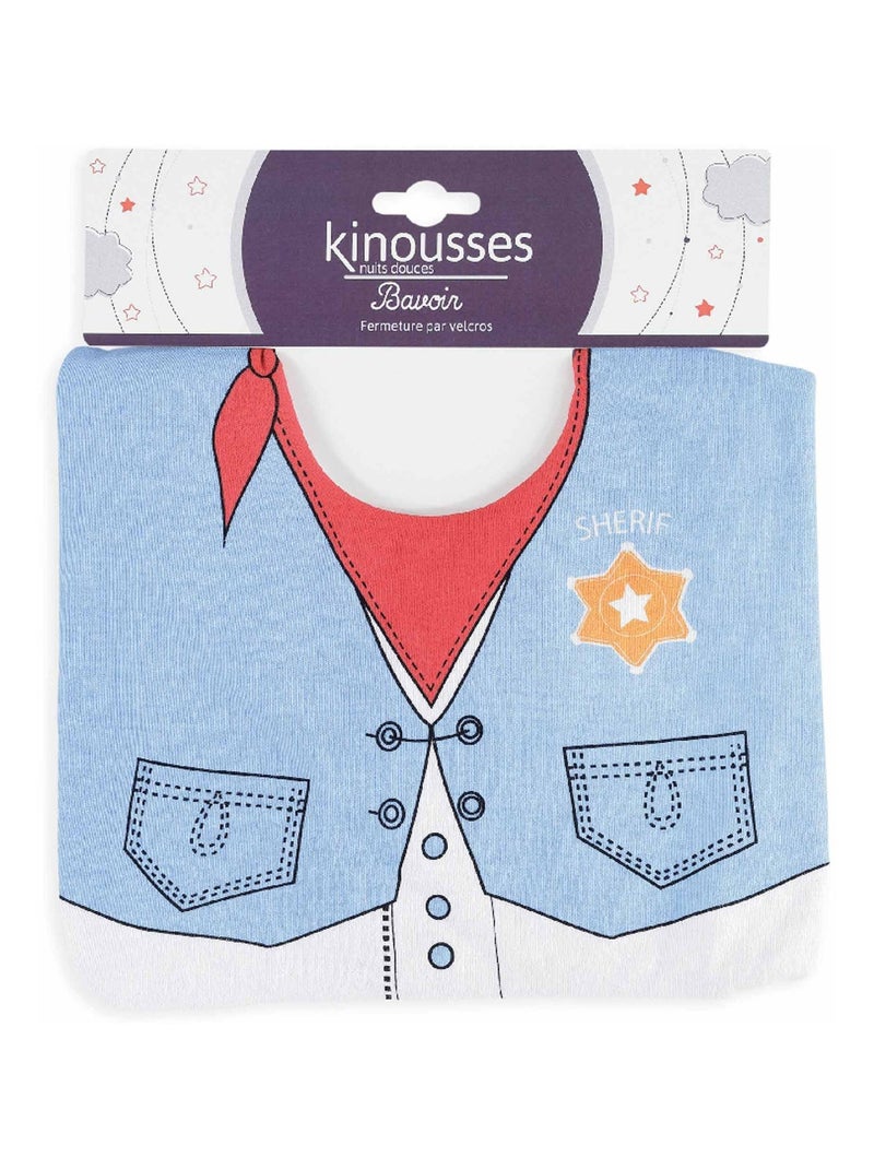 Bavoir bébé Bleu - Kiabi