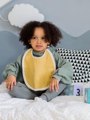 Bavoirs Bébé Bandana 6 Pièces - 100% Coton, Absorbant, Ajustable - Pour Nouveau-né à 36 Mois - Lot Fille Et Garçon