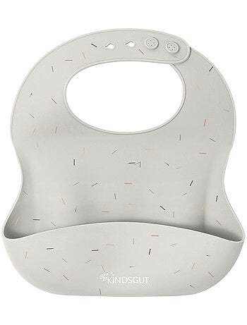 Bavoir bébé en silicone confettis - Kiabi