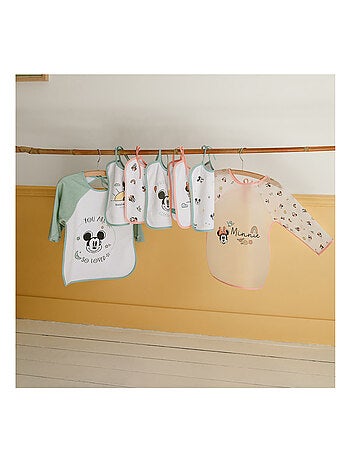 Bavoir bébé Naissance en Coton - Mickey Good Morning - Disney Baby