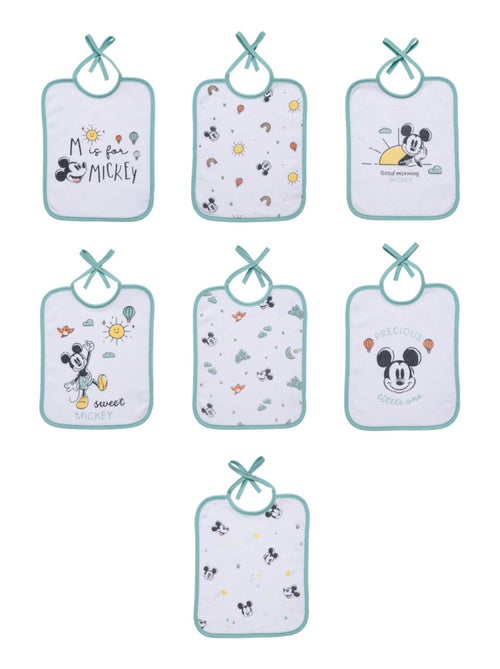 Bavoir bébé Naissance en Coton - Mickey Good Morning - Disney Baby - Kiabi