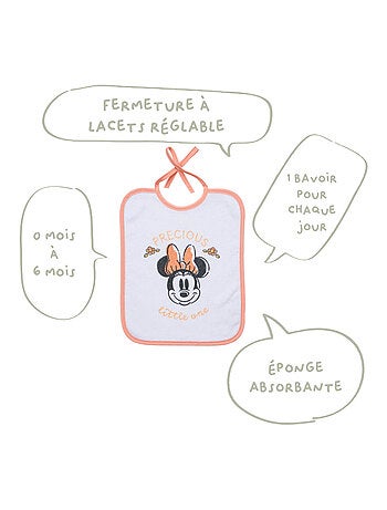 Bavoir bébé Naissance en Coton - Mickey Good Morning - Disney Baby