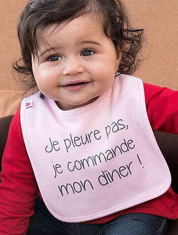 Bavoir bébé personnalisé - Beau gosse comme papa ! BB&CO