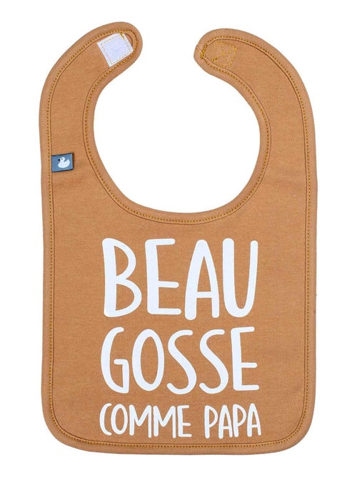 Bavoir bébé personnalisé - Beau gosse comme papa ! BB&CO - Kiabi