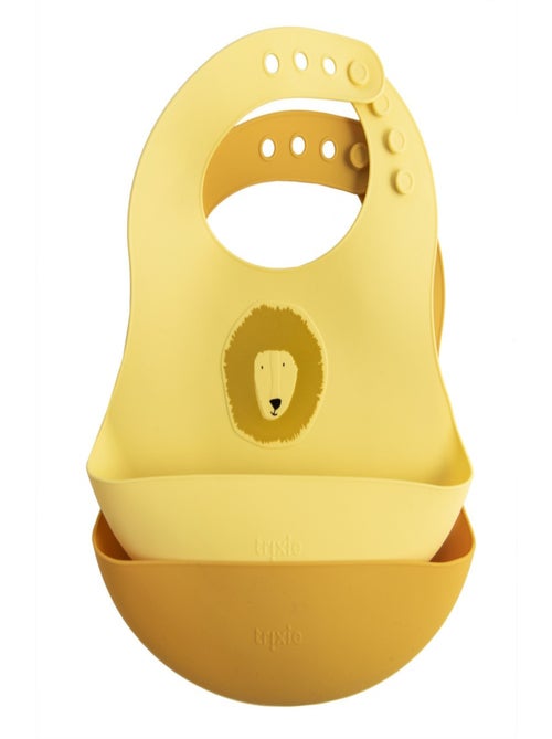 Bavoir bébé récupérateur en silicone - Kiabi