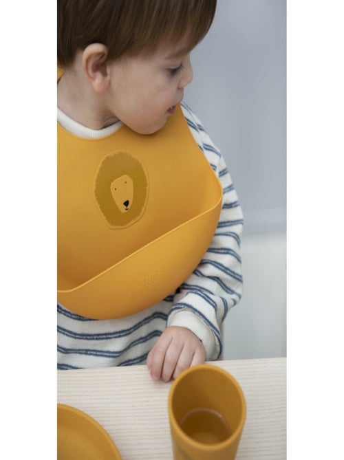 Bavoir bébé récupérateur en silicone - Kiabi