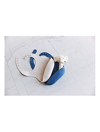 Bavoir bébé récuperateur en silicone Jollein